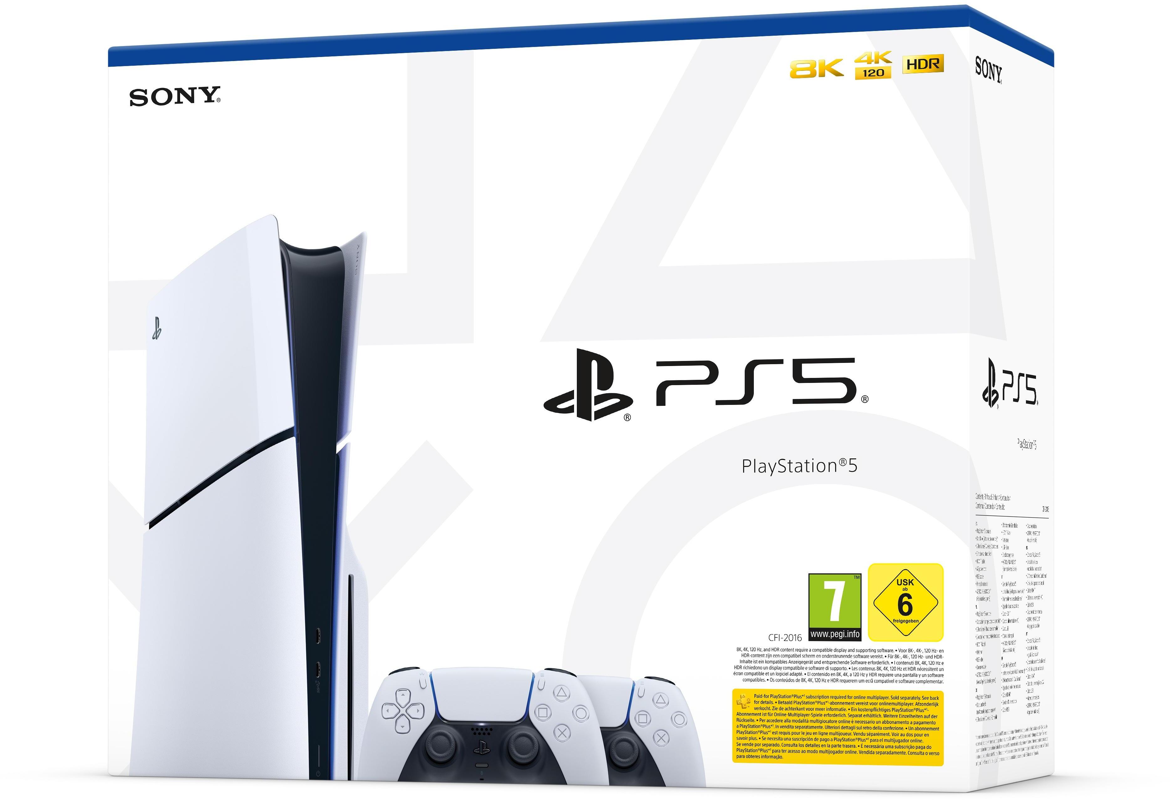 Sony - Consola Sony Playstation 5 Slim Edição Digital 1TB + Gamepad Dualsense