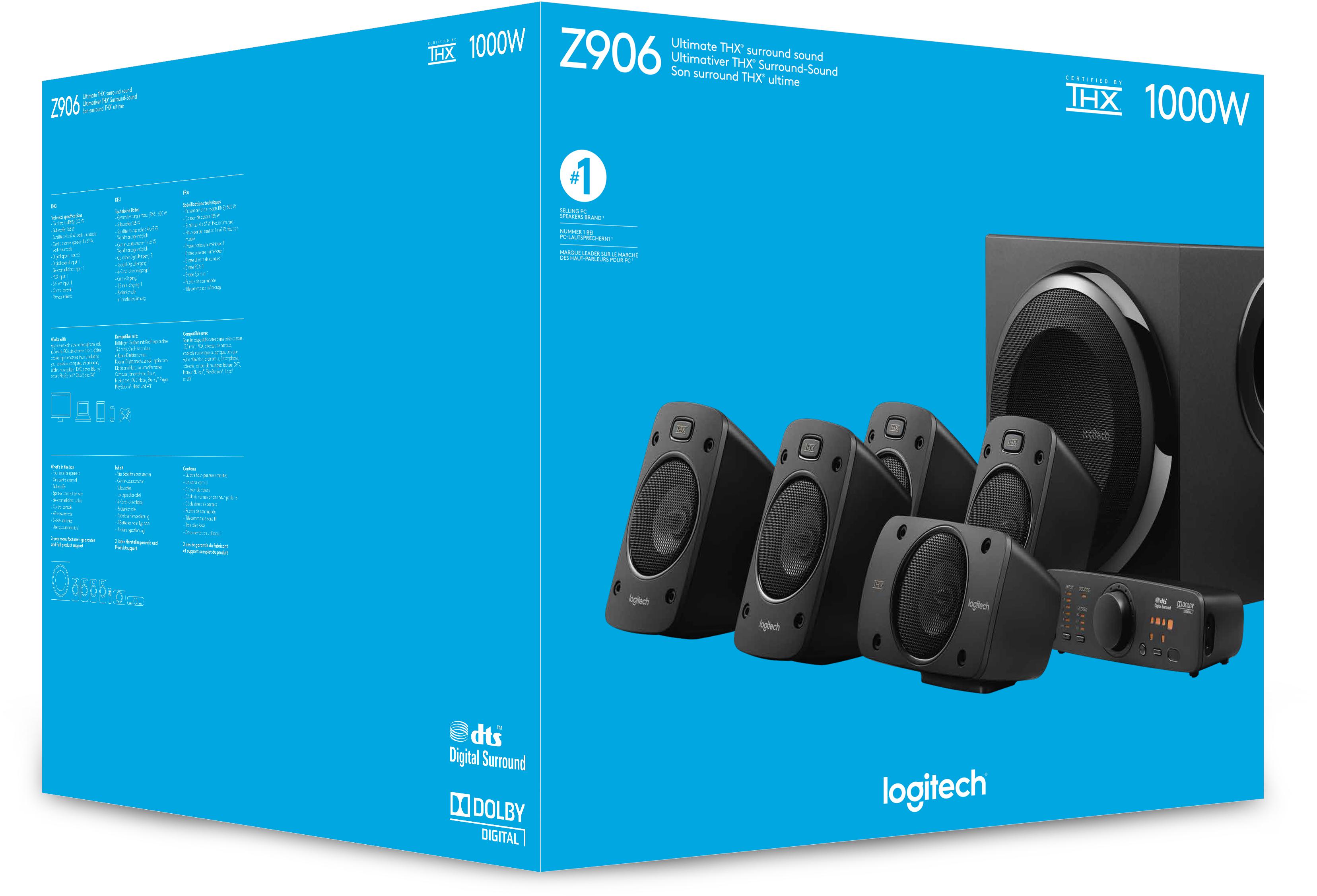 Logitech - ** B Grade ** Colunas 5.1 Logitech Z-906