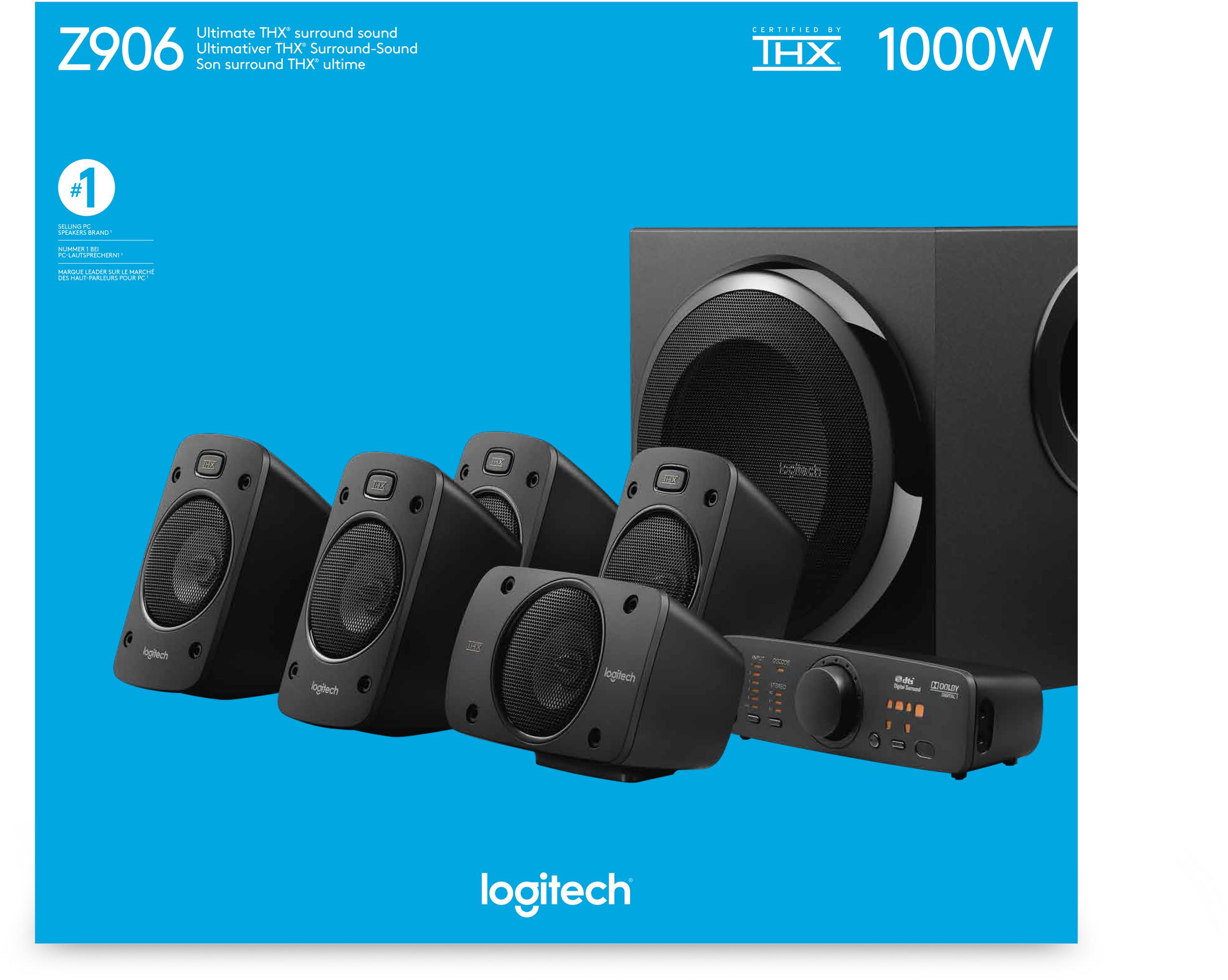 Logitech - ** B Grade ** Colunas 5.1 Logitech Z-906