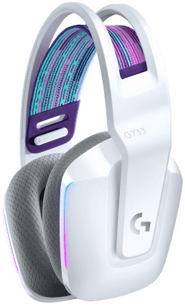 Logitech - Headset Logitech G Series G733 Lightspeed RGB Wireless Branco