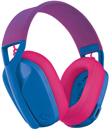 Logitech - Headset Logitech G Series G435 Lightspeed Wireless Azul/Rosa
