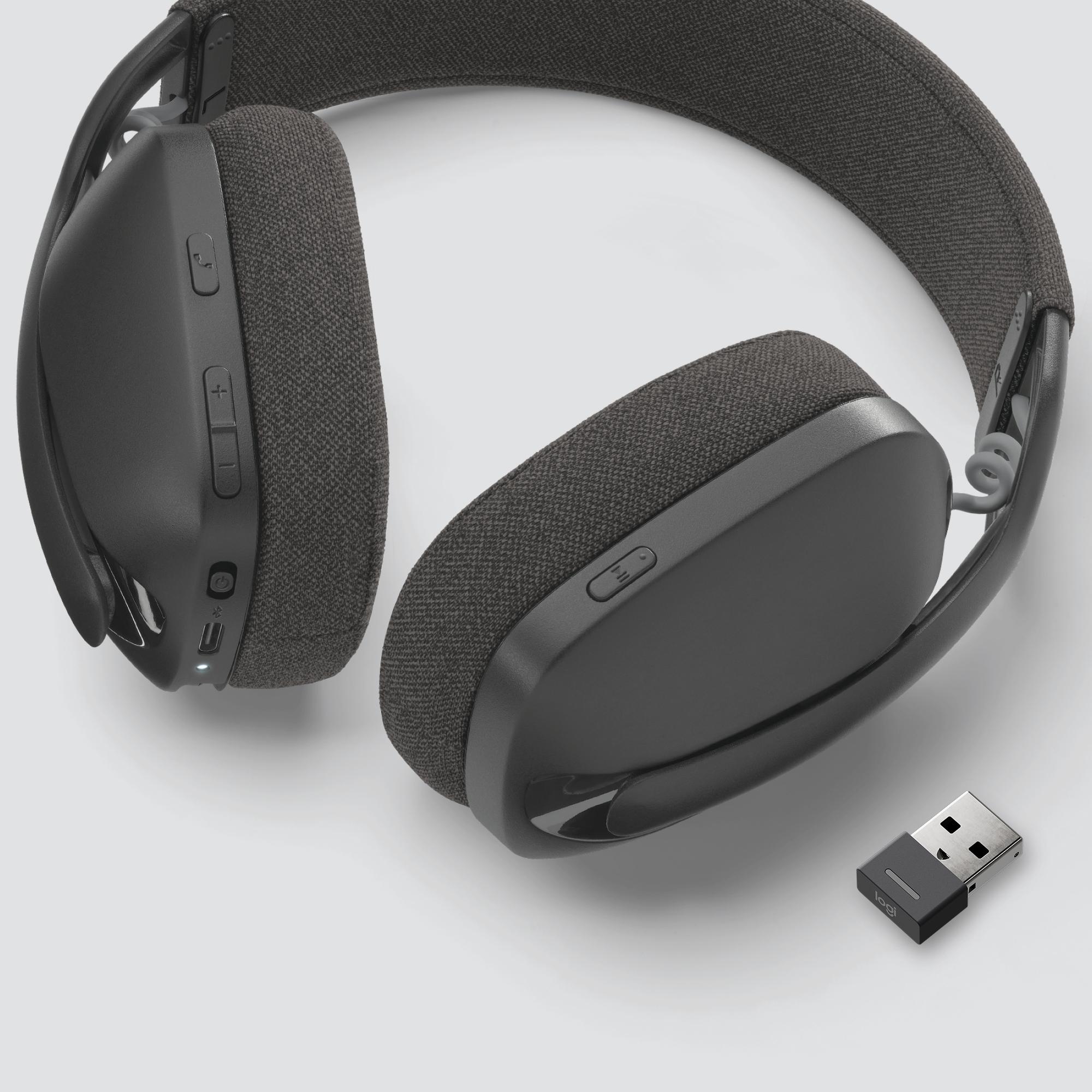 Logitech - Headset Logitech ZONE Vibe 125 Wireless Preto