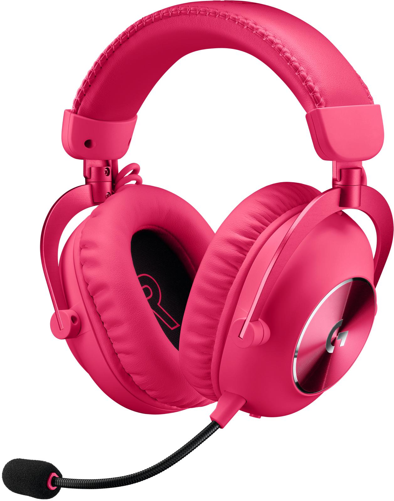 Logitech - Headset Logitech G Pro X2 LightSpeed Wireless Gaming Magenta