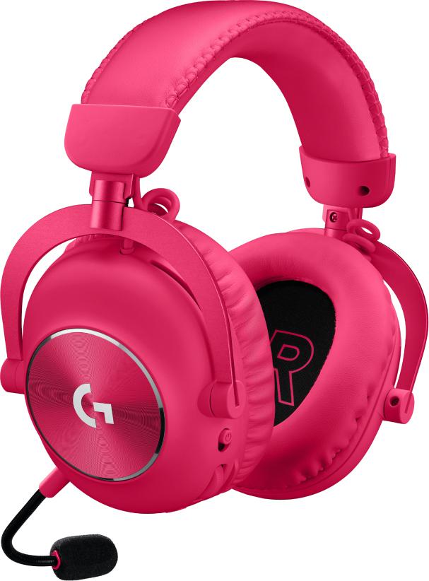 Logitech - Headset Logitech G Pro X2 LightSpeed Wireless Gaming Magenta