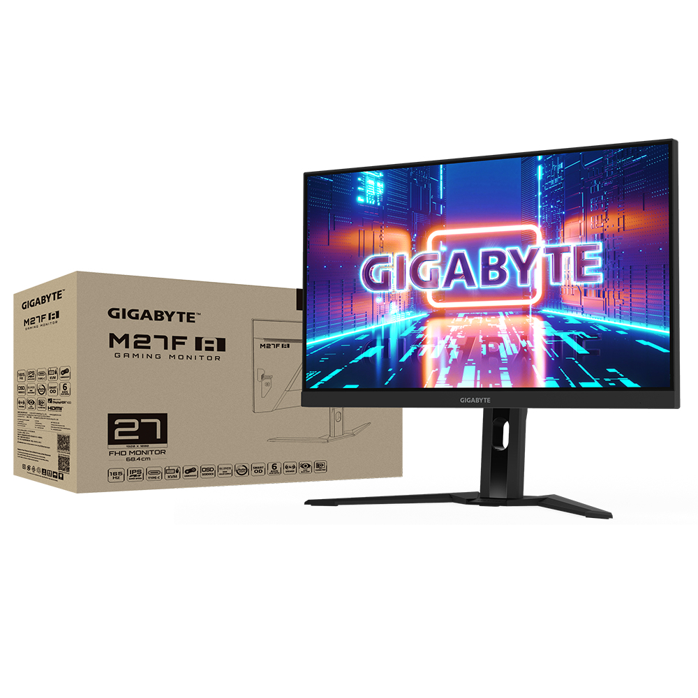 Gigabyte - Monitor Gigabyte 27" M27F A IPS FHD 165Hz 1ms USB-C (PD18W)