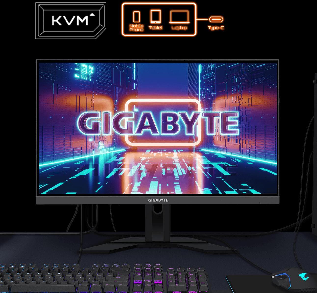 Gigabyte - Monitor Gigabyte 27" M27Q X IPS QHD 240Hz 1ms