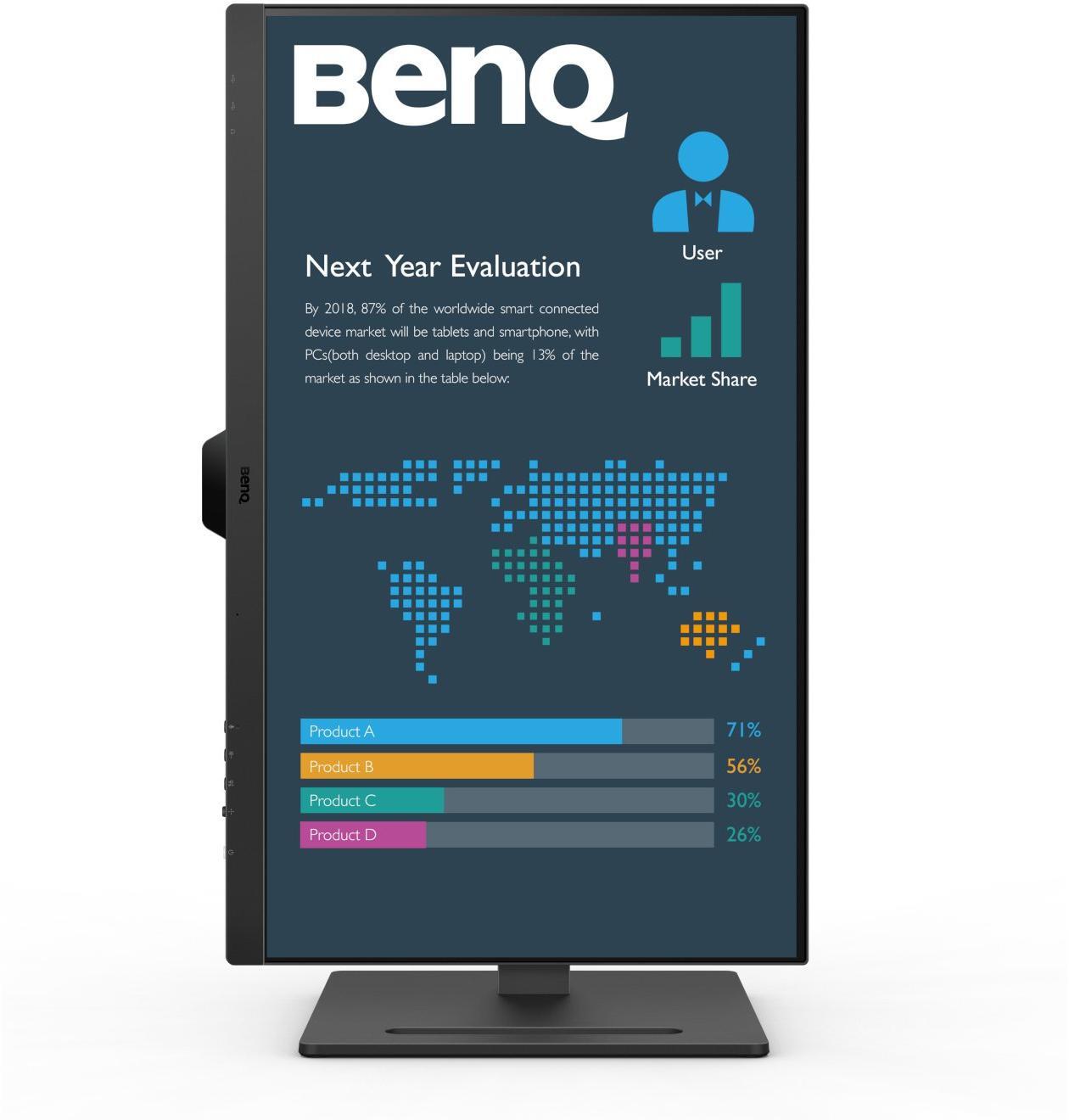 Benq - Monitor BenQ Business 27" BL2790QT IPS QHD 75Hz USB-C (PD65W) Daisy Chain