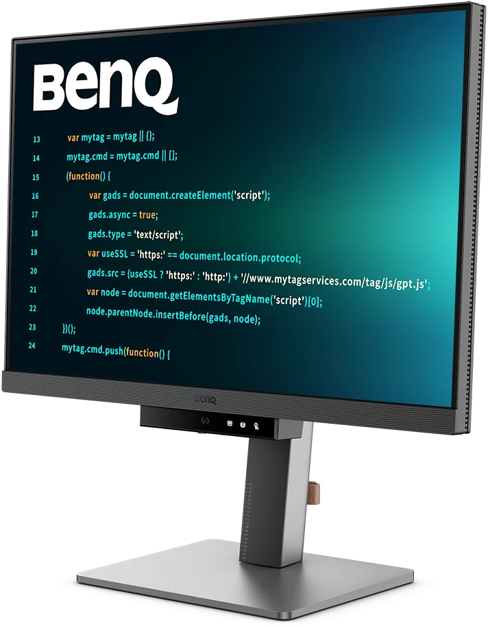 Benq - Monitor BenQ Programming 24.1" RD240Q IPS WQXA 16:10 HDR10 Daisy Chain USB-C (PD90W) Coding Modes