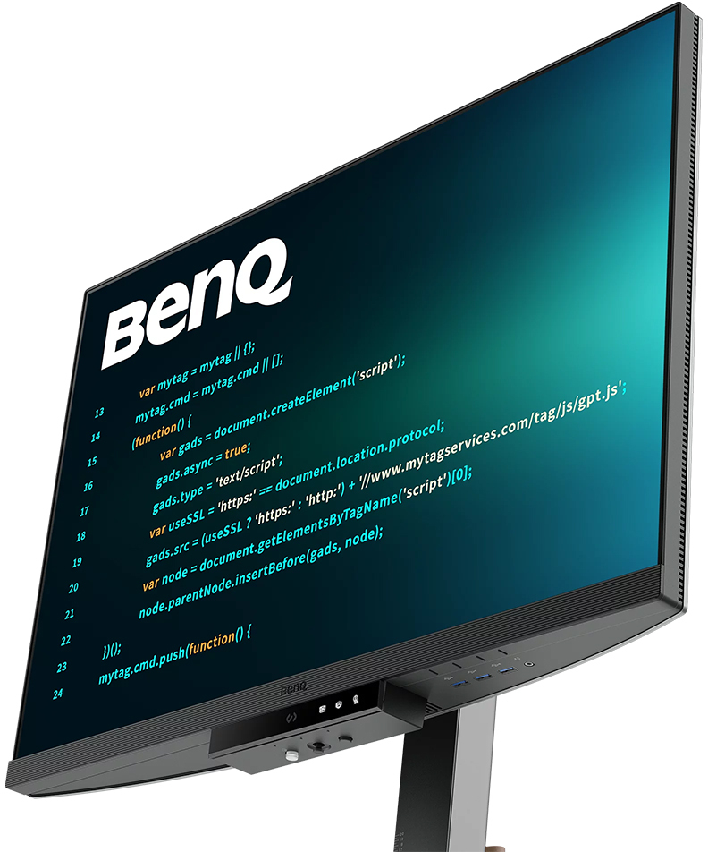 Benq - Monitor BenQ Programming 28.2" RD280U IPS 4K+ Daisy Chain USB-C (PD90W) Coding Modes Backlight MoonHalo