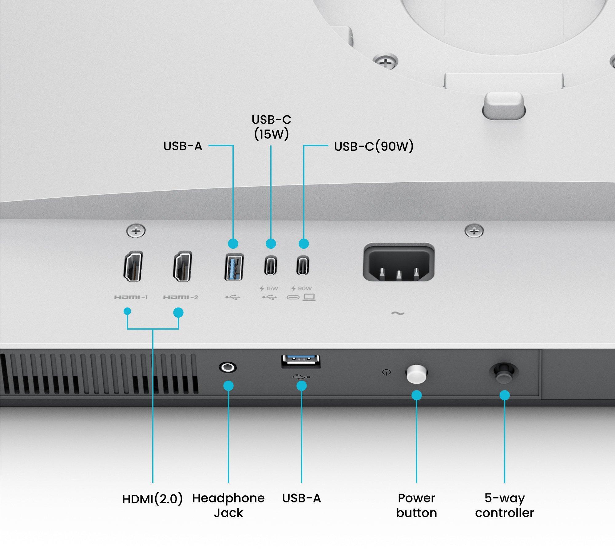 Benq - ** B Grade ** Monitor BenQ MacBook 31.5" MA320U IPS 4K 60Hz P3 MacBook Pro e MacBook Air USB-C (90W) Display HDR600