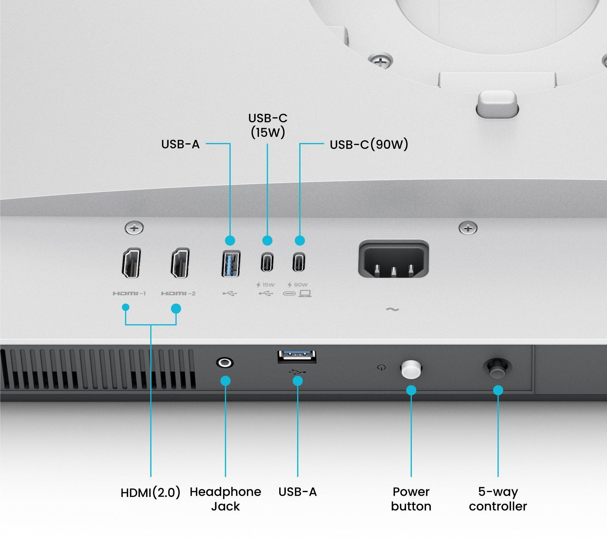 Benq - Monitor BenQ MacBook 31.5" MA320U IPS 4K 60Hz P3 MacBook Pro e MacBook Air USB-C (90W) Display HDR600