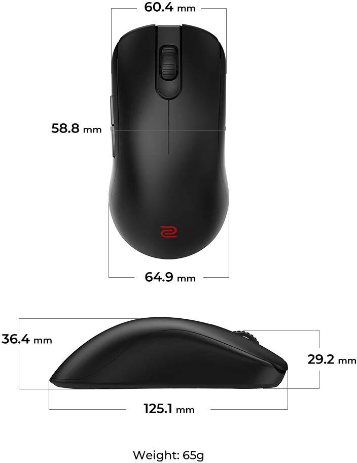 Benq - Rato BenQ ZOWIE FK2-DW 4K Wireless