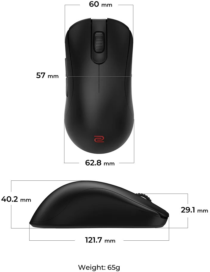 Benq - Rato BenQ ZOWIE ZA13-DW 4K Wireless