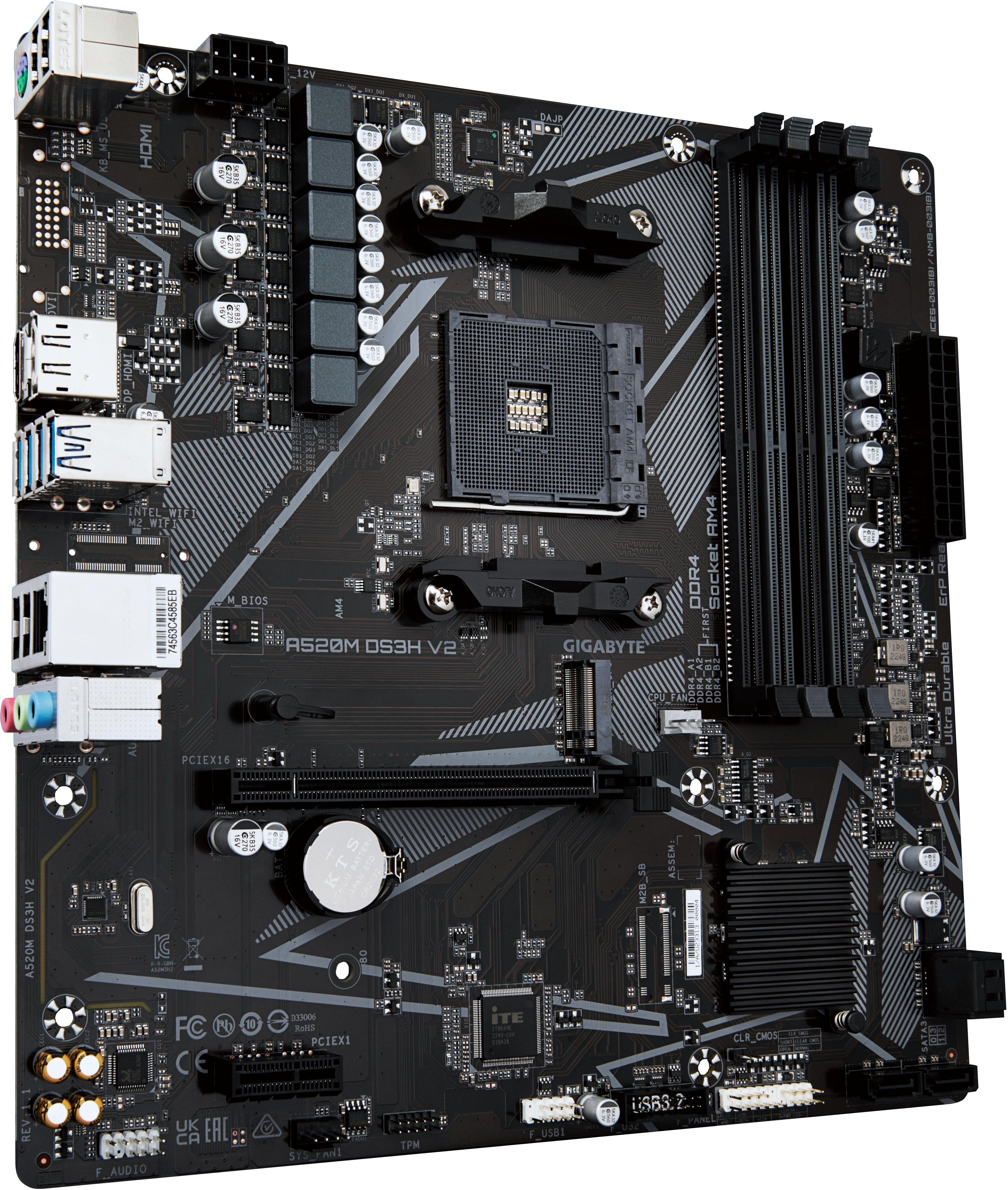 Gigabyte - Motherboard Gigabyte A520M DS3H V2