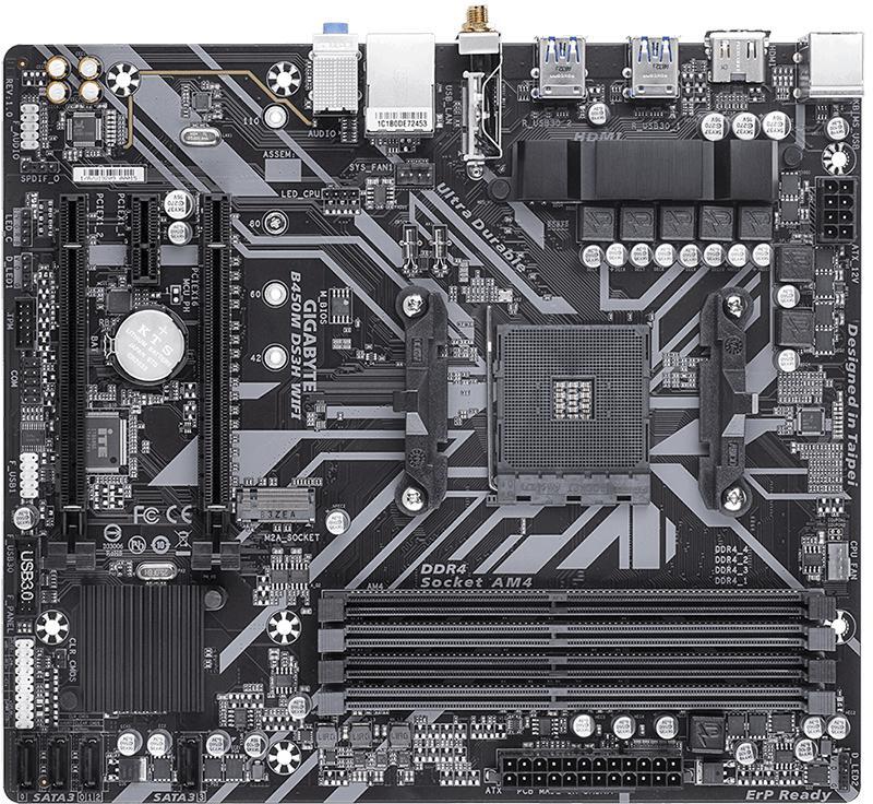 Gigabyte - Motherboard Gigabyte B450M DS3H WiFi