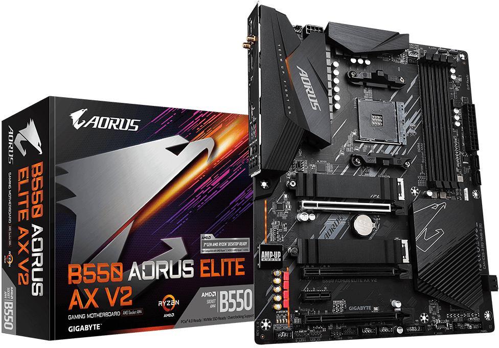 Gigabyte - Motherboard Gigabyte B550 Aorus Elite AX V2