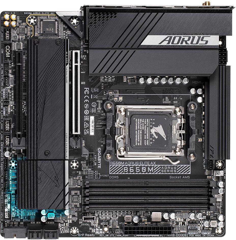 Gigabyte - Motherboard Gigabyte B650M Aorus Elite AX