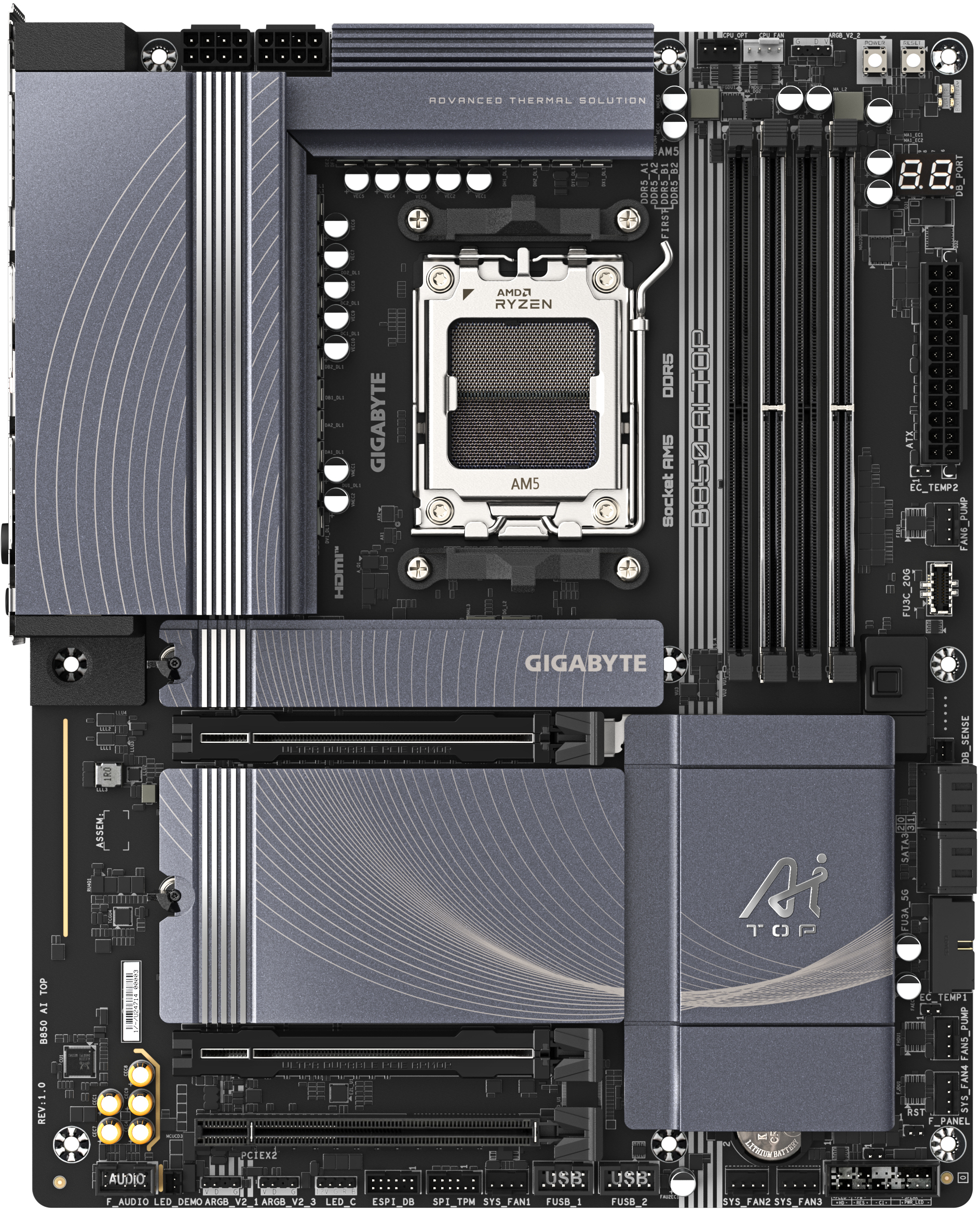 Gigabyte - Motherboard Gigabyte B850 AI TOP