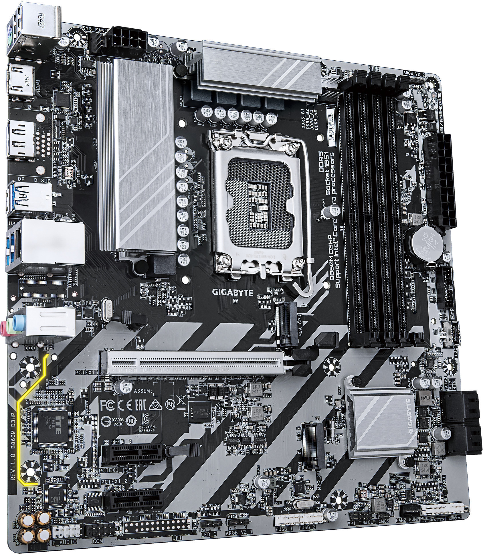 Gigabyte - Motherboard Gigabyte B860M D3HP