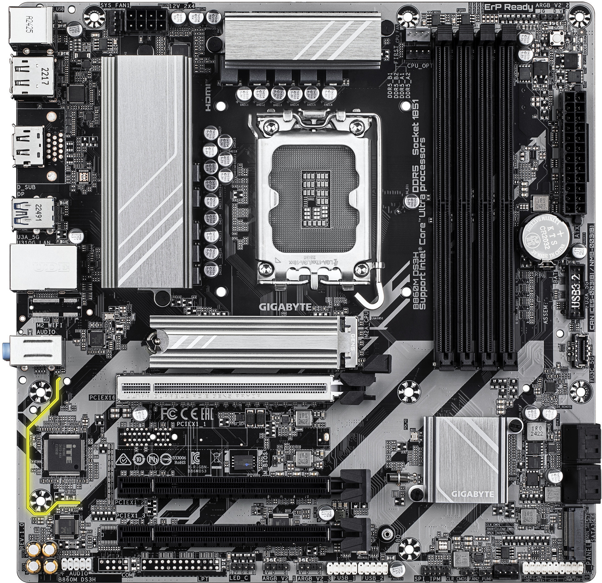 Gigabyte - Motherboard Gigabyte B860M DS3H