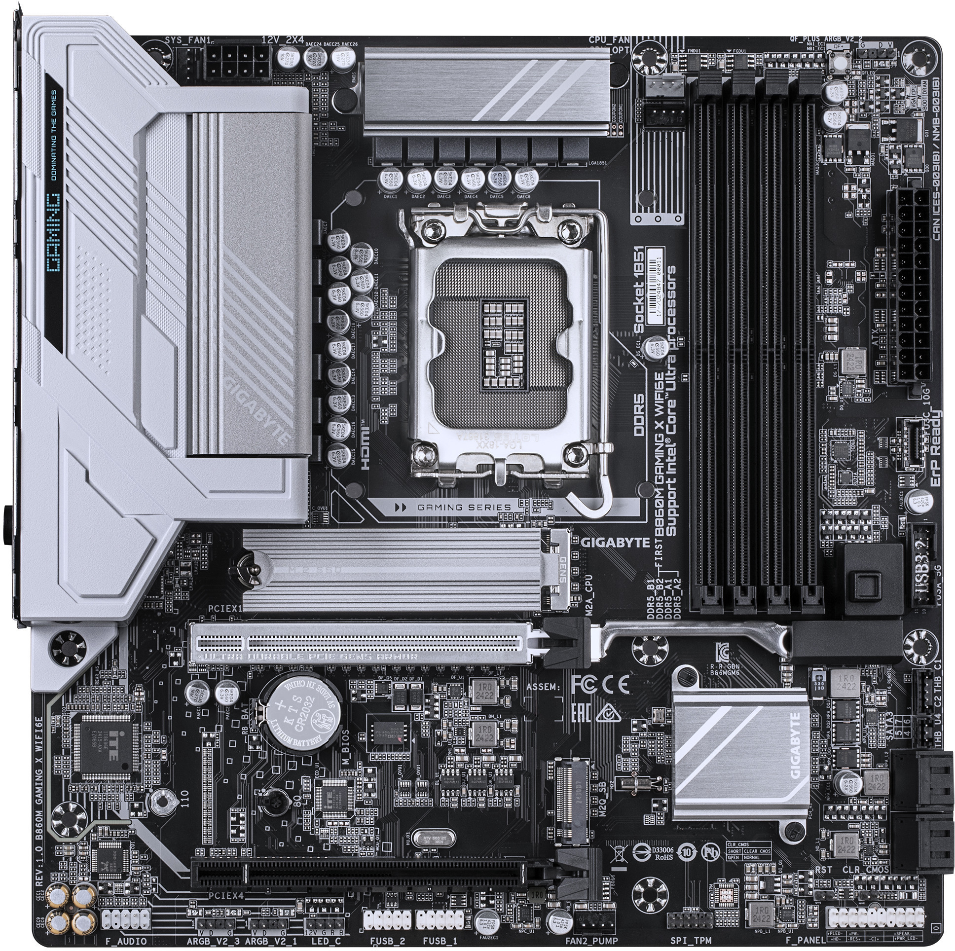 Gigabyte - Motherboard Gigabyte B860M GAMING X WIFI6E