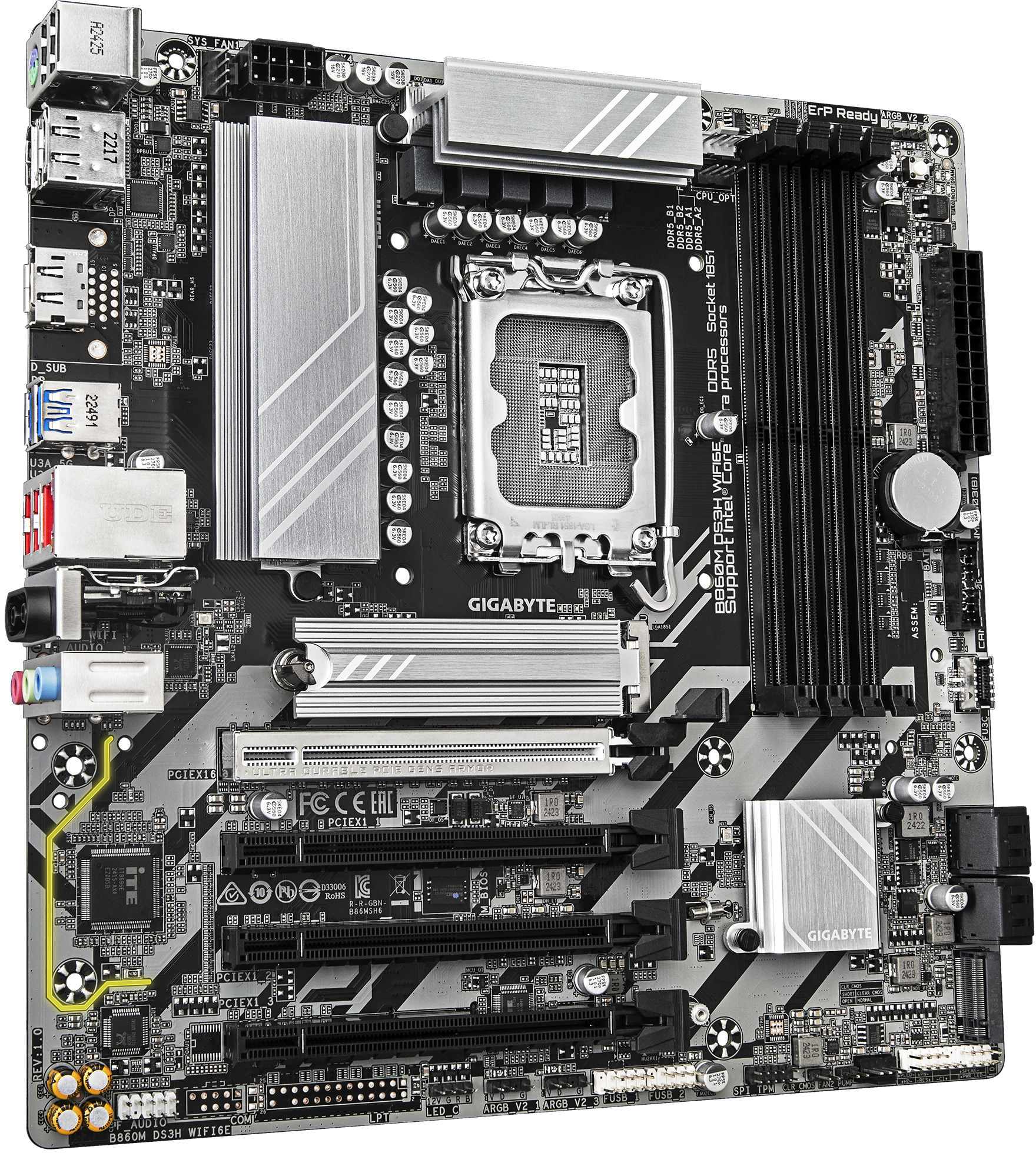 Gigabyte - Motherboard Gigabyte B860M DS3H WIFI6E