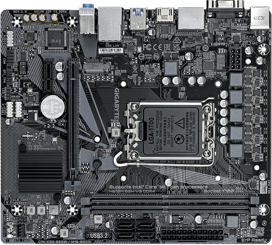 Gigabyte - Motherboard Gigabyte H610M S2H V3 DDR4