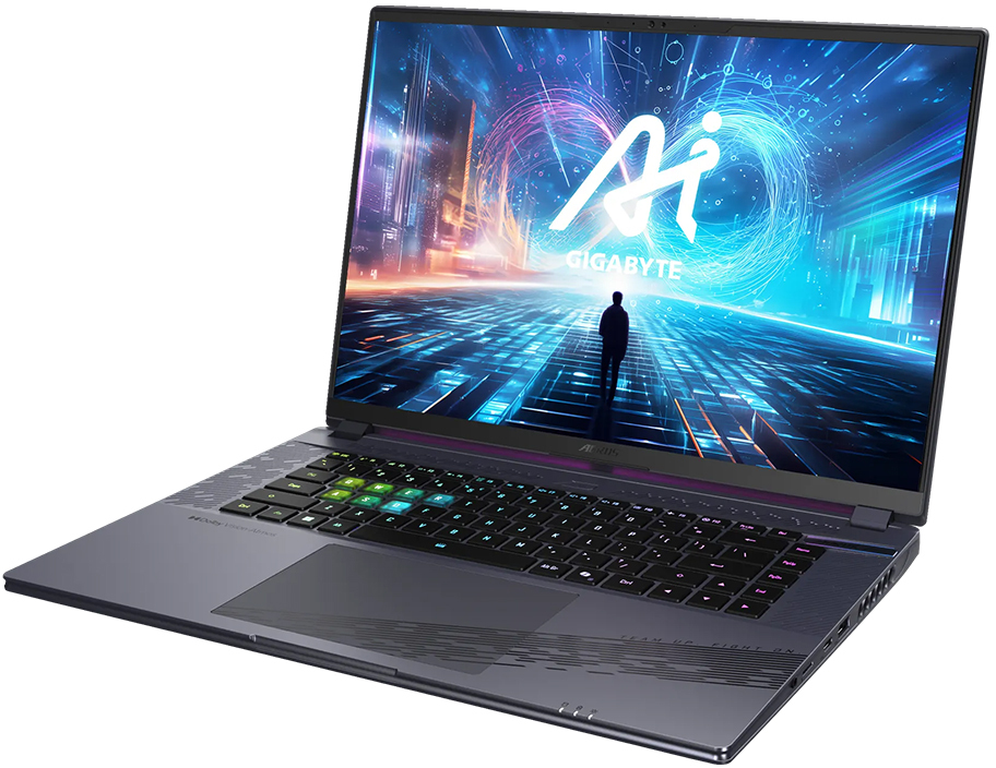 Gigabyte - Portátil Gigabyte AORUS 16X 9SG-43PTC64SH 16" i7-13650HX 32GB DDR5 1TB RTX 4070 QHD 165Hz W11