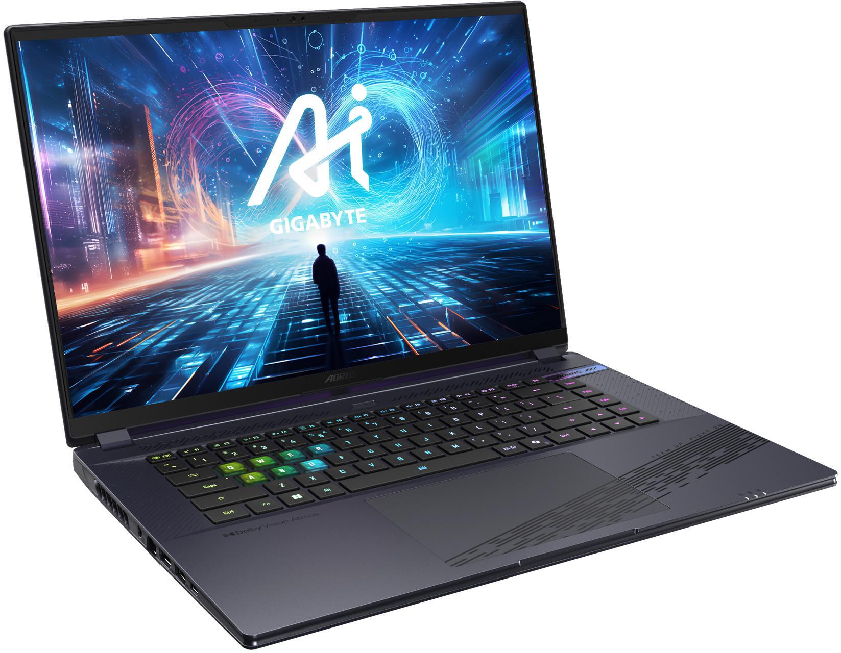 Gigabyte - Portátil Gigabyte AORUS 16X ASG-53PTC64SH 16" i7-14650H 32GB DDR5 1TB RTX 4070 QHD+ 165Hz W11