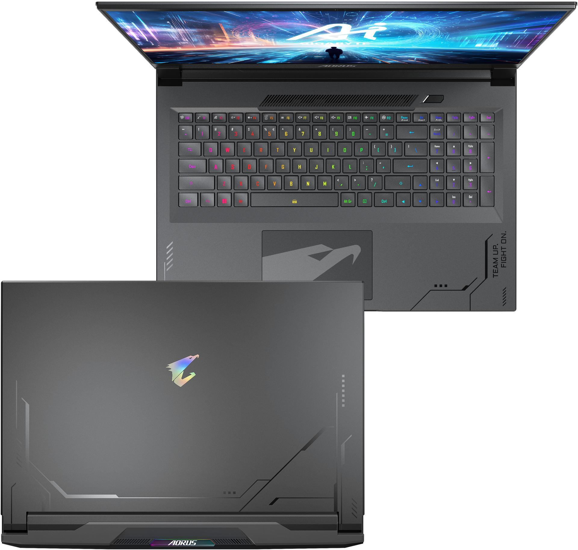 Gigabyte - Portátil Gigabyte AORUS 17X AZF-D5PT665SH 17" i9-13980HX 32GB DDR5 2x1TB RTX 4090 QHD+ 240Hz W11