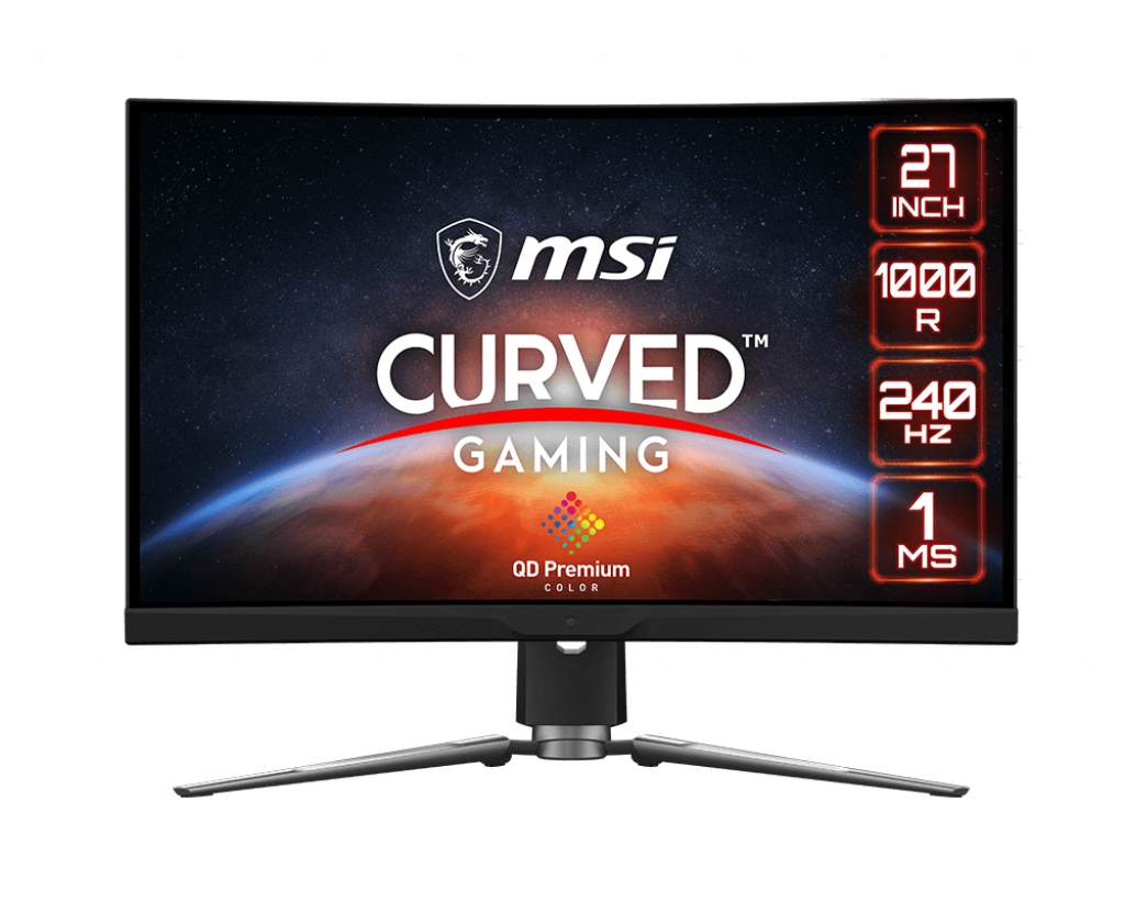 MSI - Monitor Curvo MSI 27" MPG ARTYMIS 273CQRX-QD VA WQHD 240Hz 1ms FreeSync Premium Pro