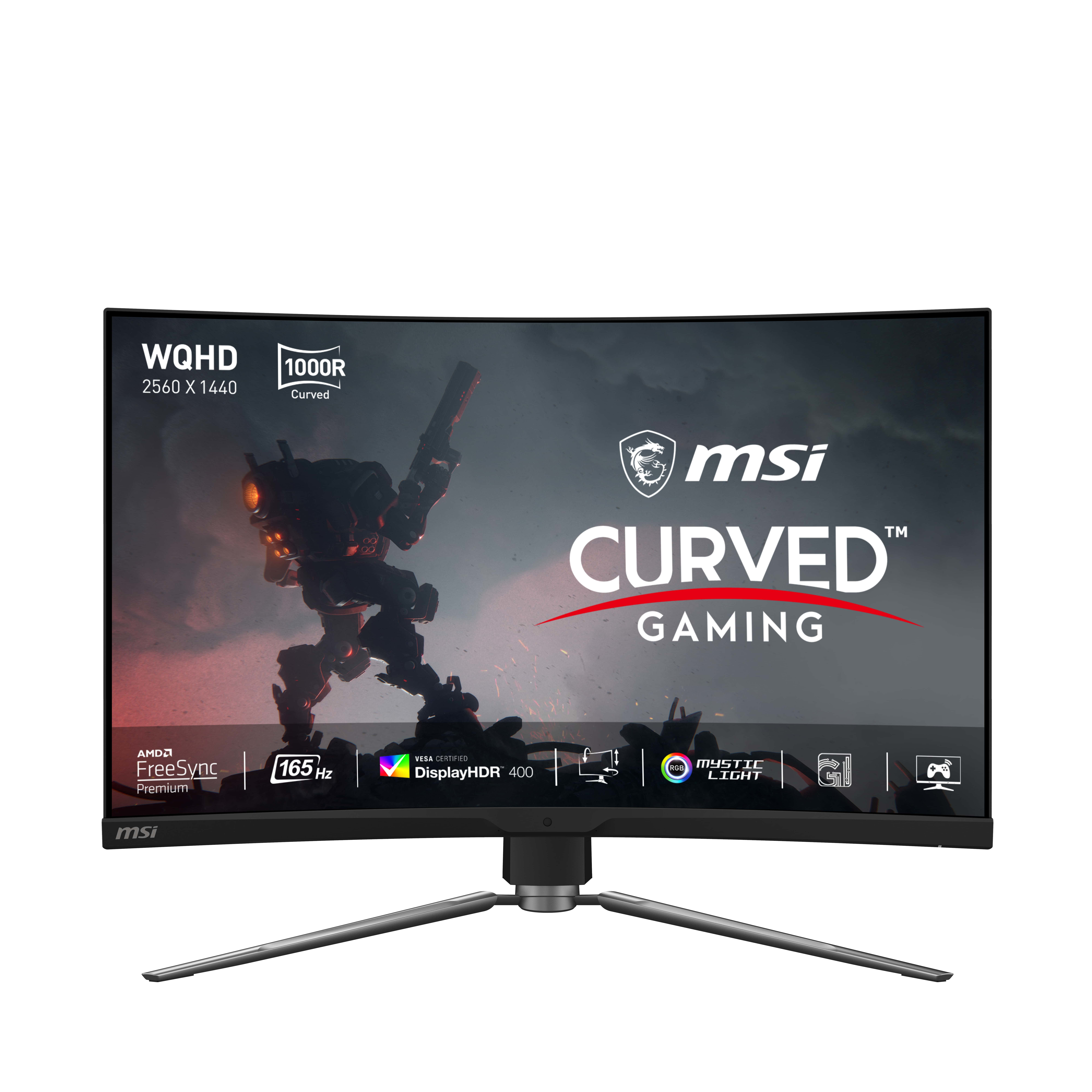 MSI - Monitor Curvo MSI 32" MPG ARTYMIS 323CQR VA WQHD 165Hz 1ms FreeSync Premium