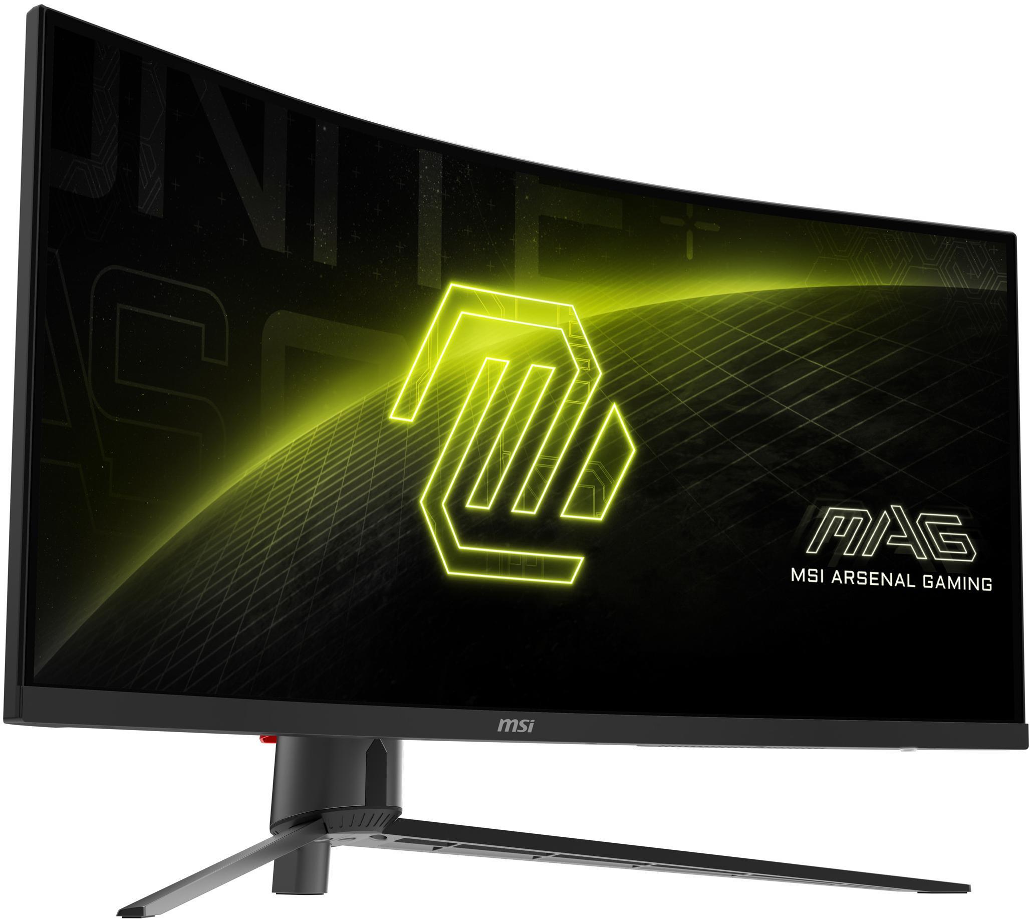 MSI - Monitor MSI 34" MAG 345CQR VA UWQHD 21:9 Curvo 180Hz FreeSync Premium HDR (1ms)