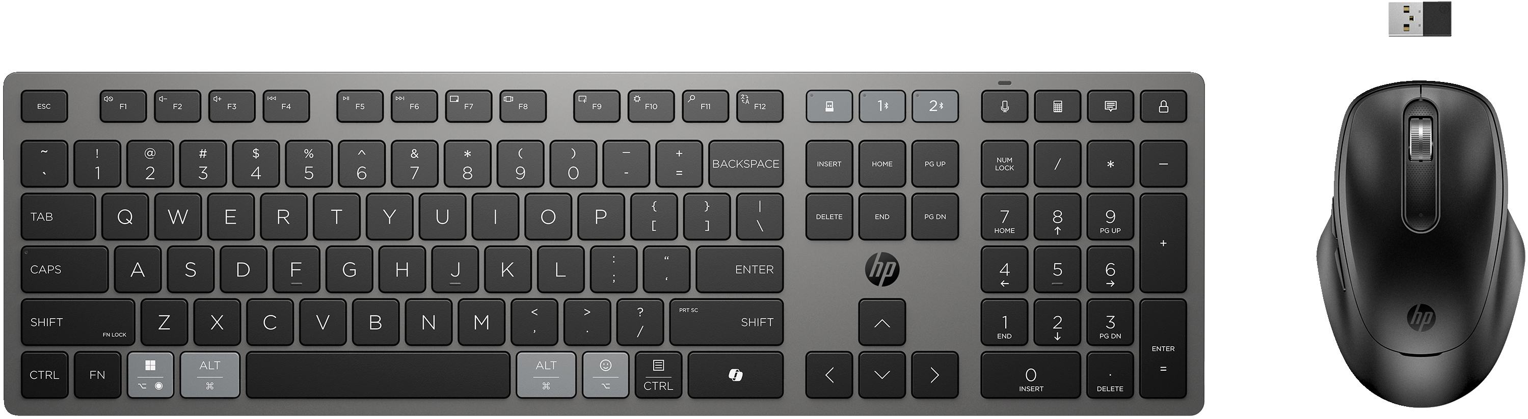 HP - Conjunto Teclado + Rato HP 725 Multi-Device Wireless