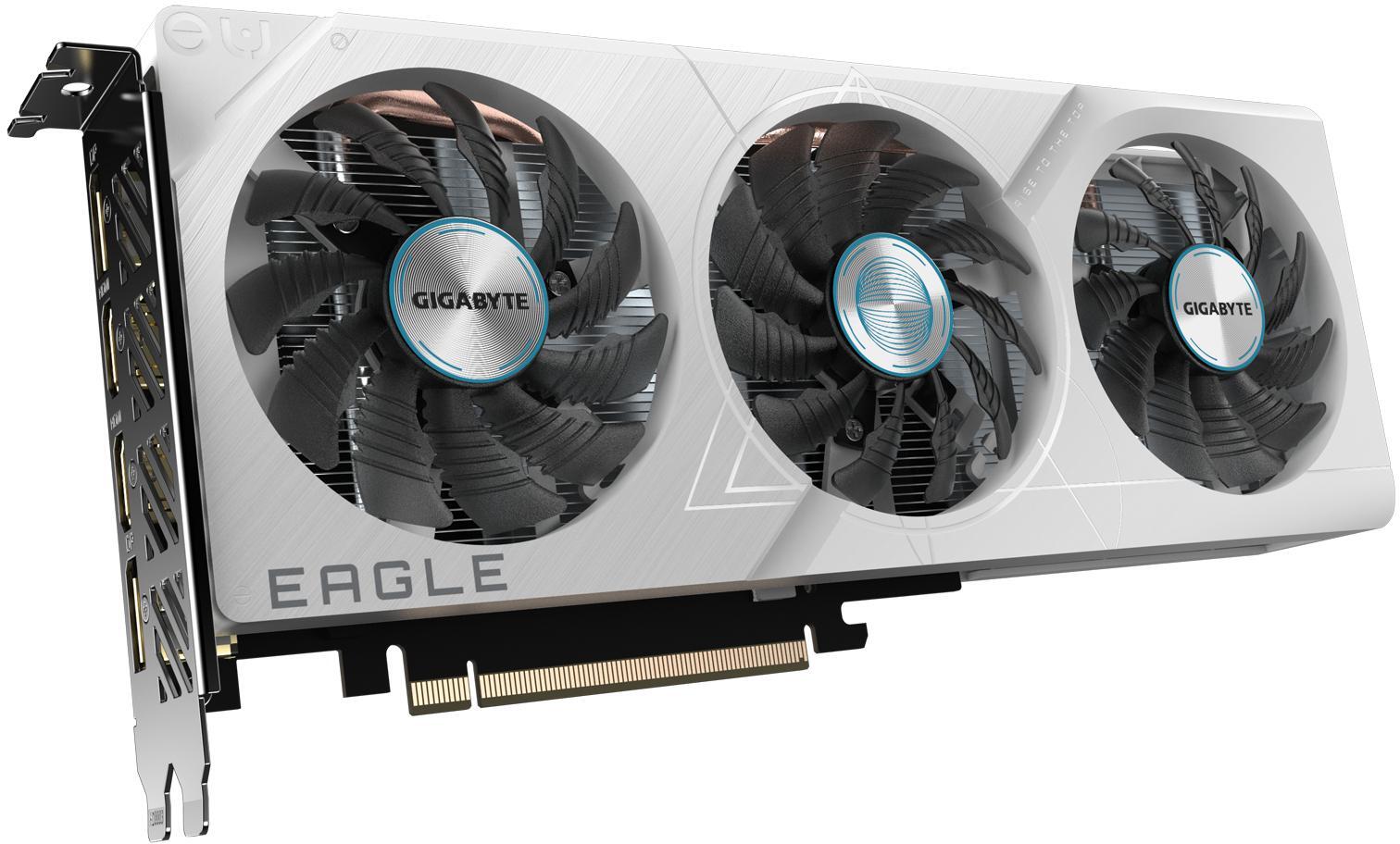 Gigabyte - Gráfica Gigabyte GeForce® RTX 4060 Eagle OC ICE 8GB GDDR6 DLSS3