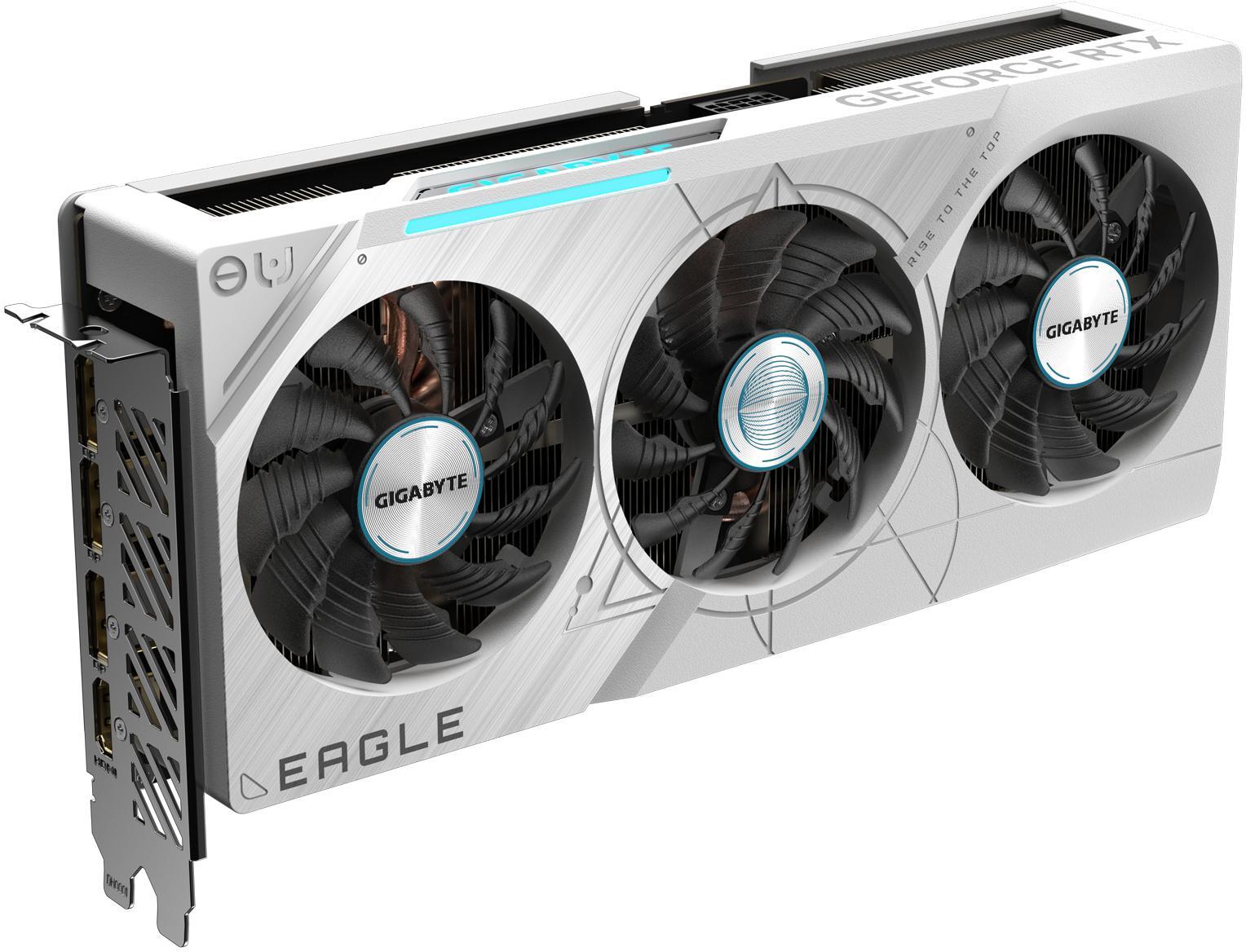 Gigabyte - Gráfica Gigabyte GeForce® RTX 4070 SUPER Eagle OC ICE 12GB GDDR6X DLSS3