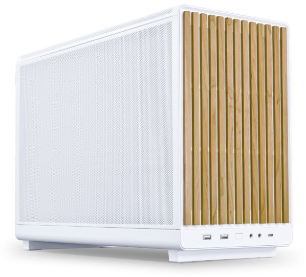 Picture of Picture of Caixa Micro-ATX Lian Li x Dan Cases A3 Branca Madeira Vidro Temperado
