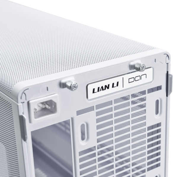 Lian Li - Caixa Micro-ATX Lian Li x Dan Cases A3 Branca Madeira Vidro Temperado