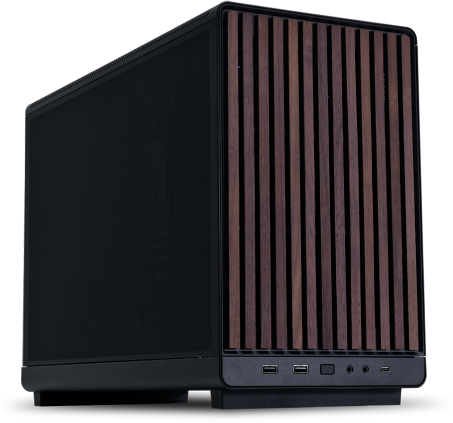 Lian Li - Caixa Micro-ATX Lian Li x Dan Cases A3 Preta Madeira