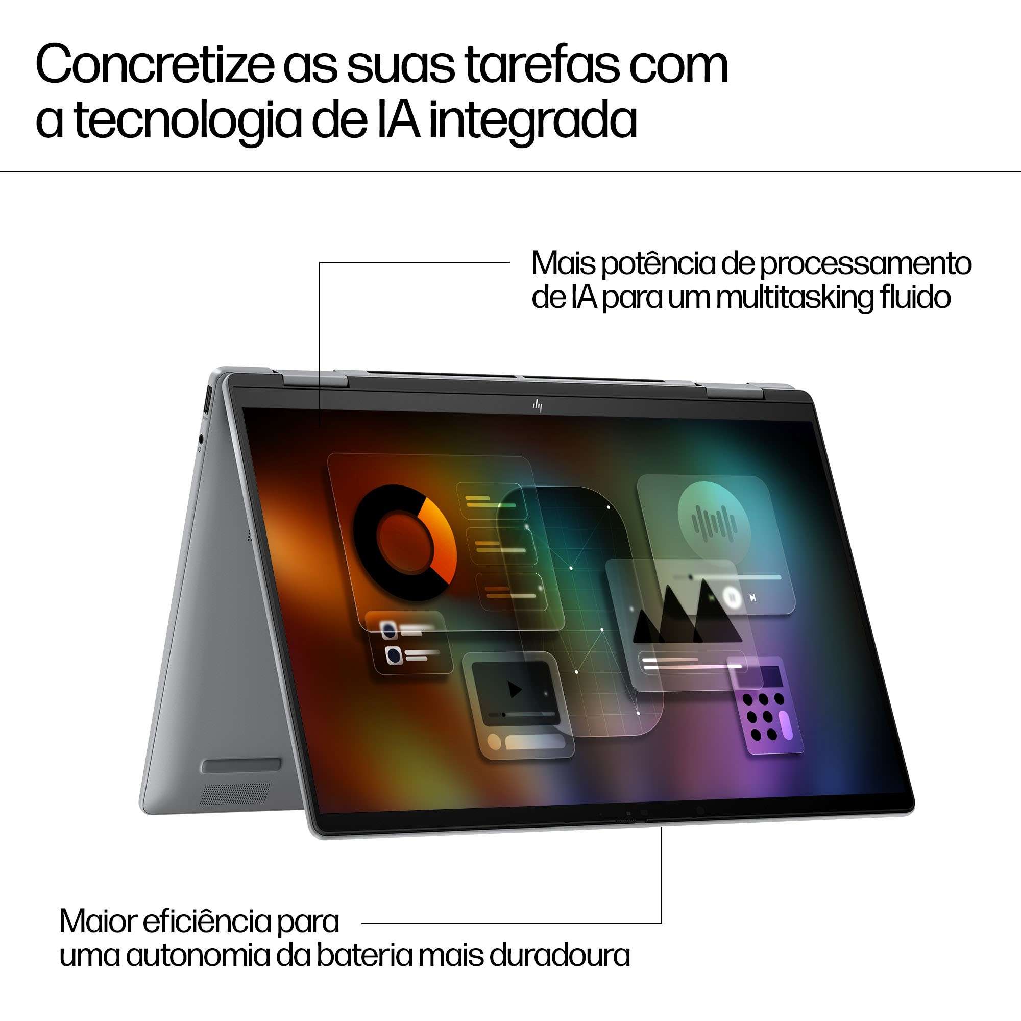 HP - Portátil HP Envy x360 14-fc0009np  14? 2-in-1 Ultra 7 155U 16GB 1TB W11H Touch Caneta Incluída