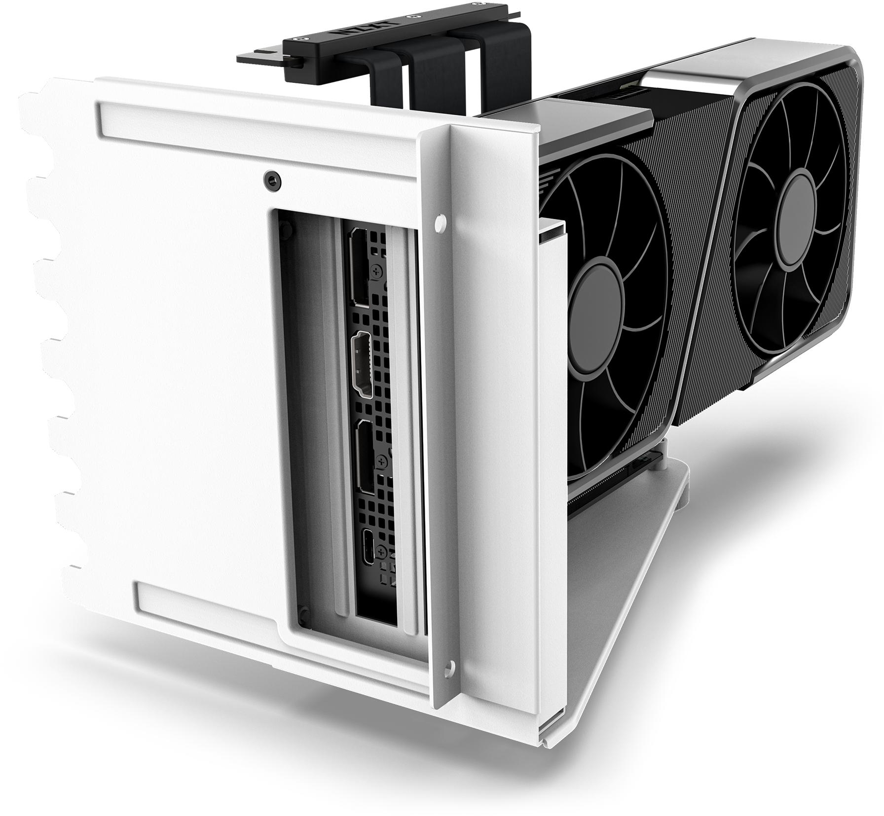 NZXT - Vertical GPU Mounting NZXT ( H5 / H7 / H9 ) Branco 175mm