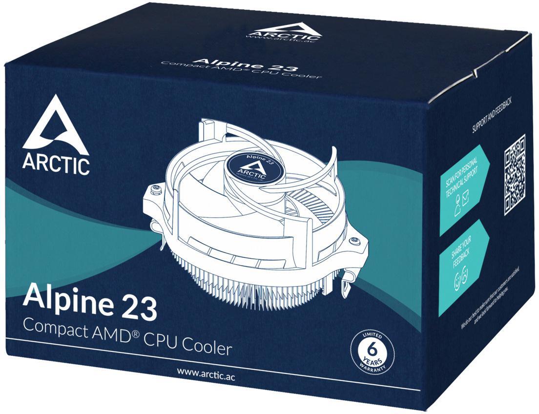  - Cooler CPU Arctic Alpine 23 90MM AM4/AM5 (Compact)