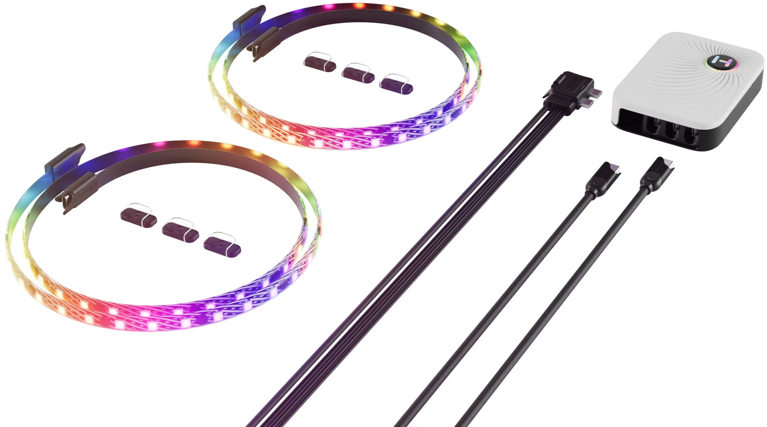 Fitas LED Hyte LS30 qRGB + Nexus Portal NP50 - 1000mm (Pack 2) Picture of Fitas LED Hyte LS30 qRGB + Nexus Portal NP50 - 1000mm (Pack 2)