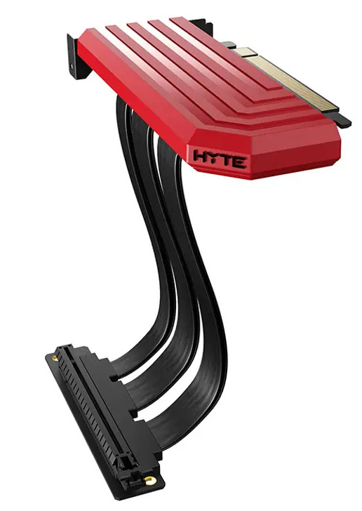 Hyte - Card Riser Hyte PCI-E 4.0 20cm Vermelho