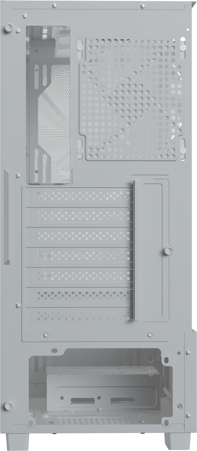 Aerocool - Caixa ATX Aerocool B508A Flow ARGB Vidro Temperado Branco