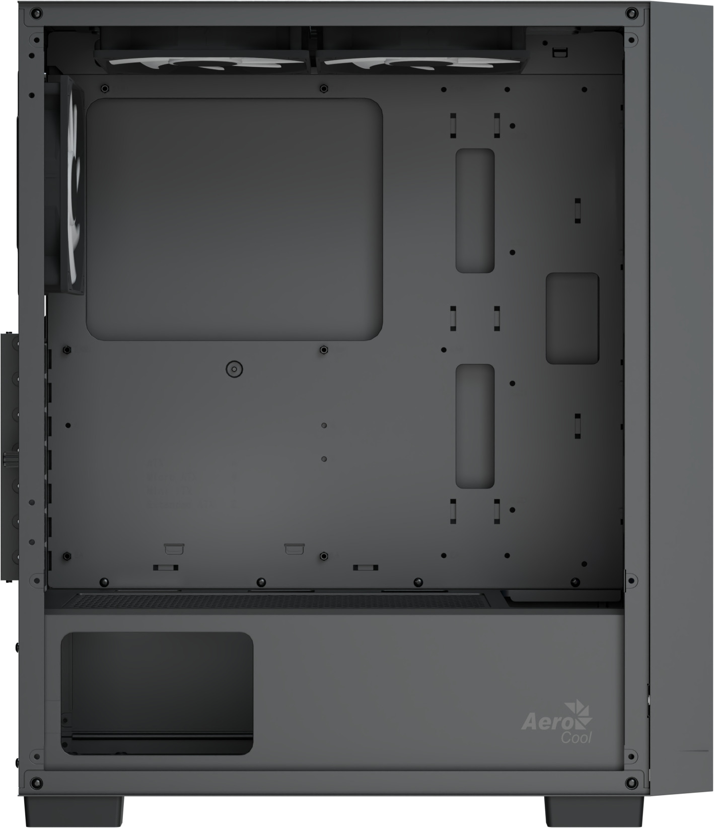 Aerocool - Caixa ATX Aerocool B509A Flow ARGB Vidro Temperado Preto
