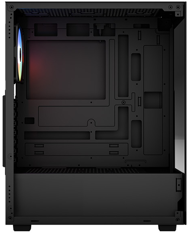 Aerocool - Caixa ATX Aerocool Pivot Vidro Temperado Preto