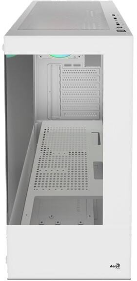 Aerocool - Caixa ATX Aerocool Pivot Vidro Temperado Branco