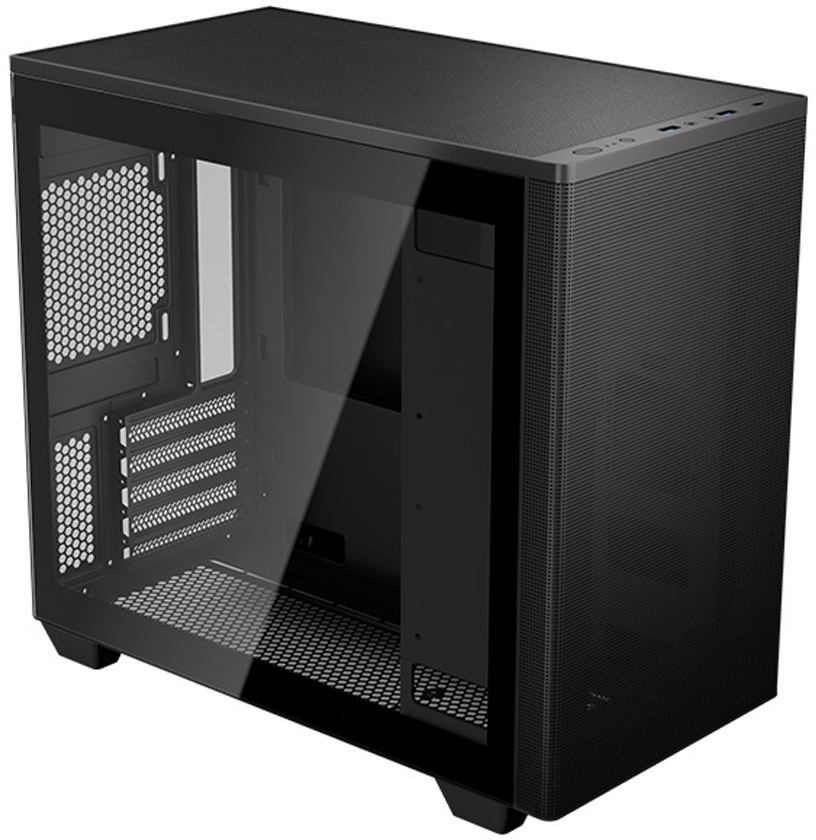 Caixa Micro-ATX Aerocool Viewport Mini Vidro Temperado Preto