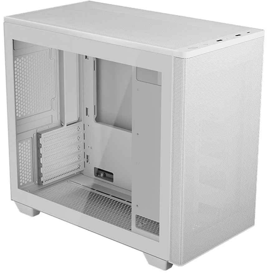 Caixa Micro-ATX Aerocool Viewport Mini Vidro Temperado Branco